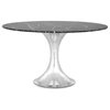 Stockholm 52" Dining Table Top,Black And White