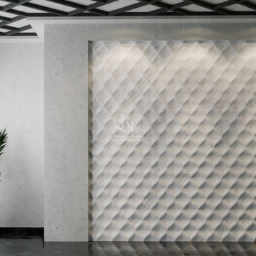 3D Marble Wall Paneling for Stylish Interiors