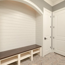 mud room brick floor
