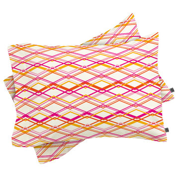 Deny Designs Heather Dutton Intersection Bright Pillow Shams, King