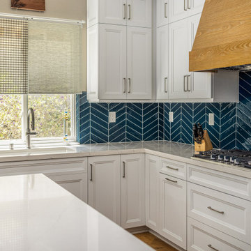 Contemporary Coastal Kitchen Design in San Marcos