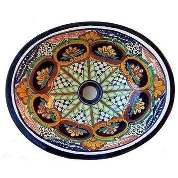 Greca C Ceramic Talavera Sink