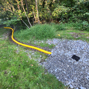 Yard Drain & Downspout Drainage Installation