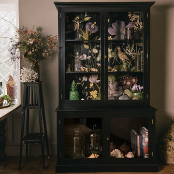 Hand-painted Curiosity Cupboards by deVOL