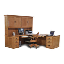 L shaped desk - Desks And Hutches