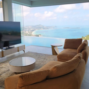 iving Space View | Boundless Glass Framing Magnificent Seascape