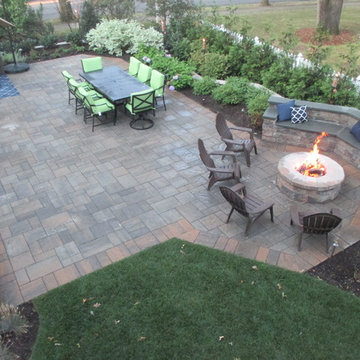 Seat Wall and Fire Pit, Glen Rock, NJ
