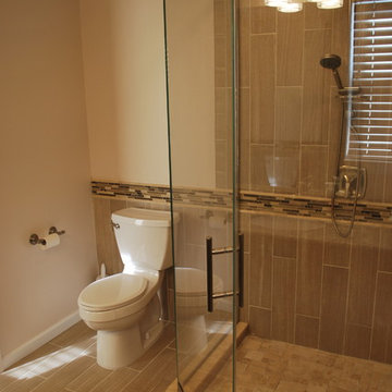 Cramped to Spacious master bath