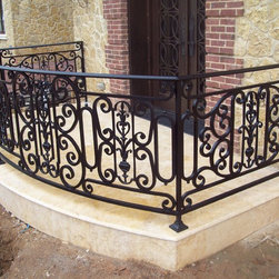 Wrought Iron Porch and Balcony Railing - Products