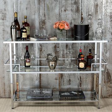 Portico Modern Glass Bar Chrome 52 inches # 71005