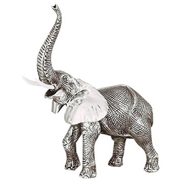 Silver Elephant Sculpture A53