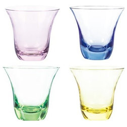 Contemporary Cocktail Glasses by Qualia Glass, Inc.