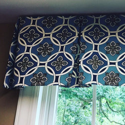 Custom Inverted Box Pleat Valance - Valances