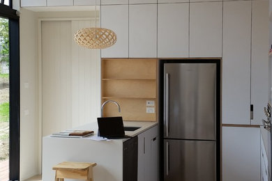 Trendy kitchen photo in Auckland