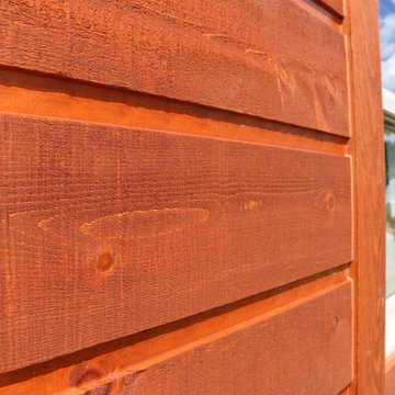 Tiny cabin quality craftsmanship, tongue and groove siding and trim