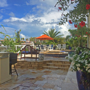 Belleair Beach waterfront patio transformed
