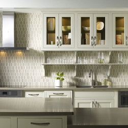 Crossville Backsplashes &ndash; Ebb & Flow Glass and Stone Mosaics - Tile