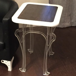 White Ring Side Table - Products