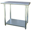 Stainless Steel Work Table, 24"x36"