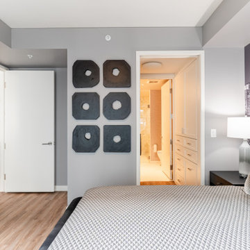 Primary Bedroom with Walk-Through Closet and Added Storage