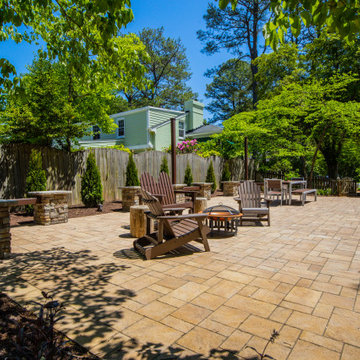 LARGE PAVER PATIO IN WESTHAMPTON