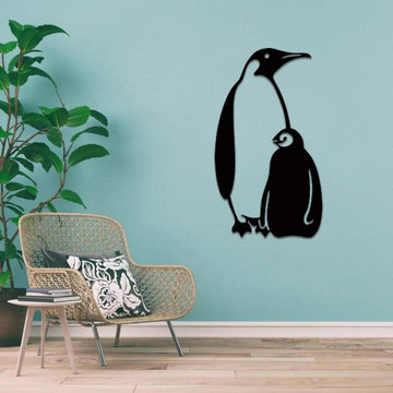 Penguin wall art