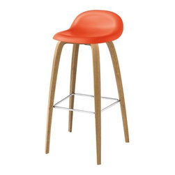 Gubi 3D Barstool - HiRek Seat - Bar Stools And Counter Stools