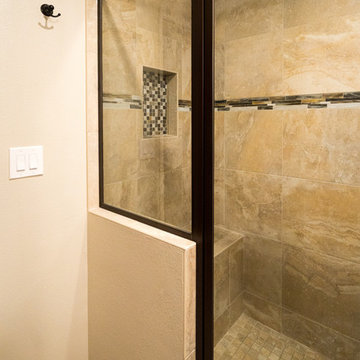 Linda Vista Bathroom Remodel with Shower Tile Niche