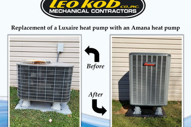 Luxaire / Amana Before and After