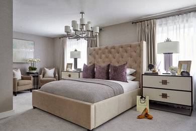 Contemporary bedroom in Essex.