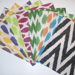 Silk/cotton ikst placemats - Home Decor