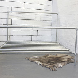 Harveer Galvanised Steel Pipe Super Kingsize Bed - Metal Bed Frames