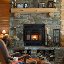 fireplace/stone color