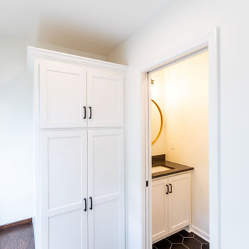 Contemporary Mudroom Remodel Prairie Village, KS