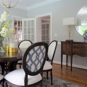 Updated Colonial Inspired Dining Room- Clifton, VA