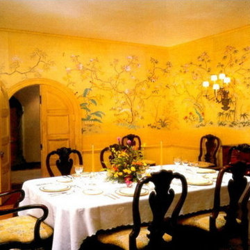 hand painted wallpaper project show