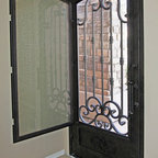 Entry door window