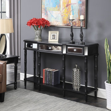 Milan Mirrored Console Table