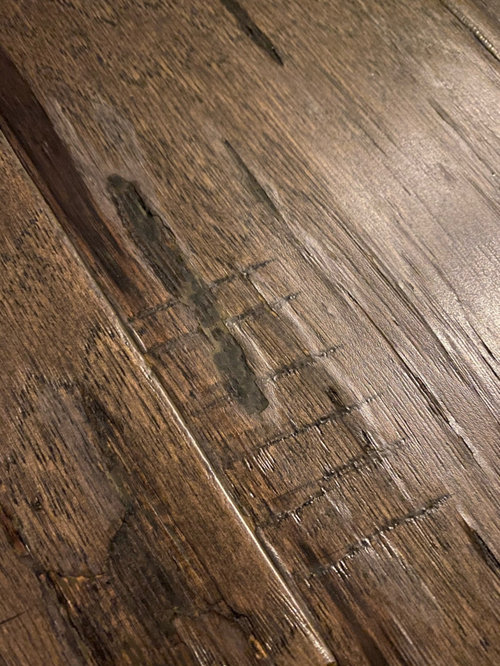 peeling engineered hardwood