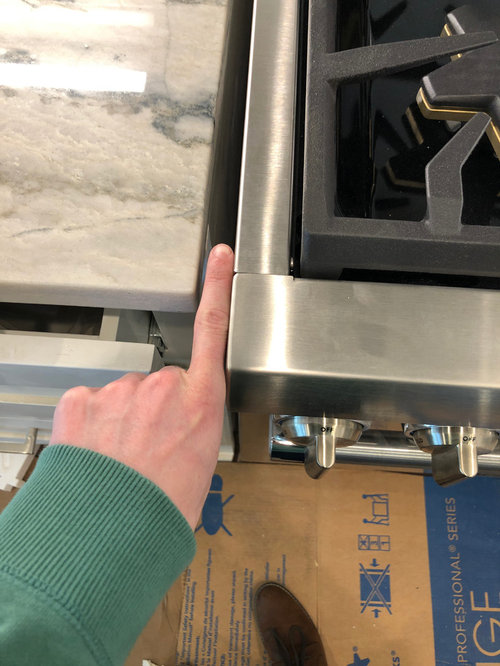 Wide Gap Between Countertops and Range