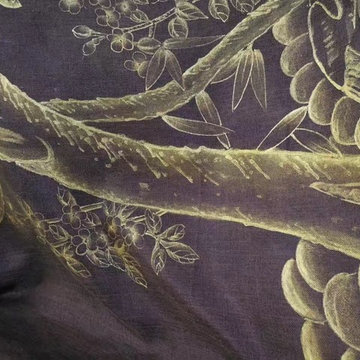 Oriental silk wallpaper in China-Details