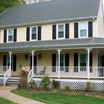 Yellow Vinyl Siding