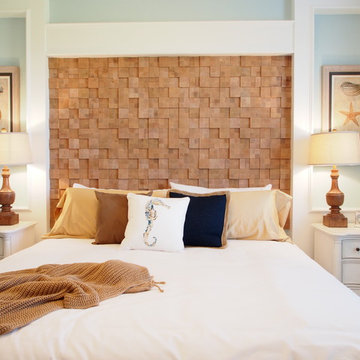 Dimensional Wood Headboard Design