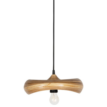 Largo Cymbal Bamboo Ceiling Pendant Hanging Lamp, Small