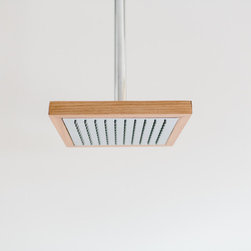 Otis Timber & Chrome Shower Head - Shower Heads and Body Sprays