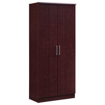 2-Door Wardrobe, Mahogany