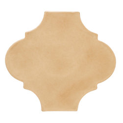 Tuileries Arabesque in Chamois - Tile
