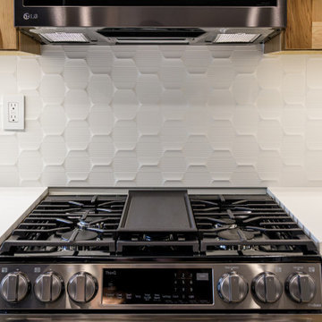 Modern eclectic Blue & Hickory kitchen in Burbank