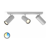 Aluminium Philips Hue LED spotlight Buratto 3-bulb