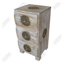 RUSTIC BEDSIDE DRAWER -ANTIQUE AND RUSTIC FURNITURE - Furniture